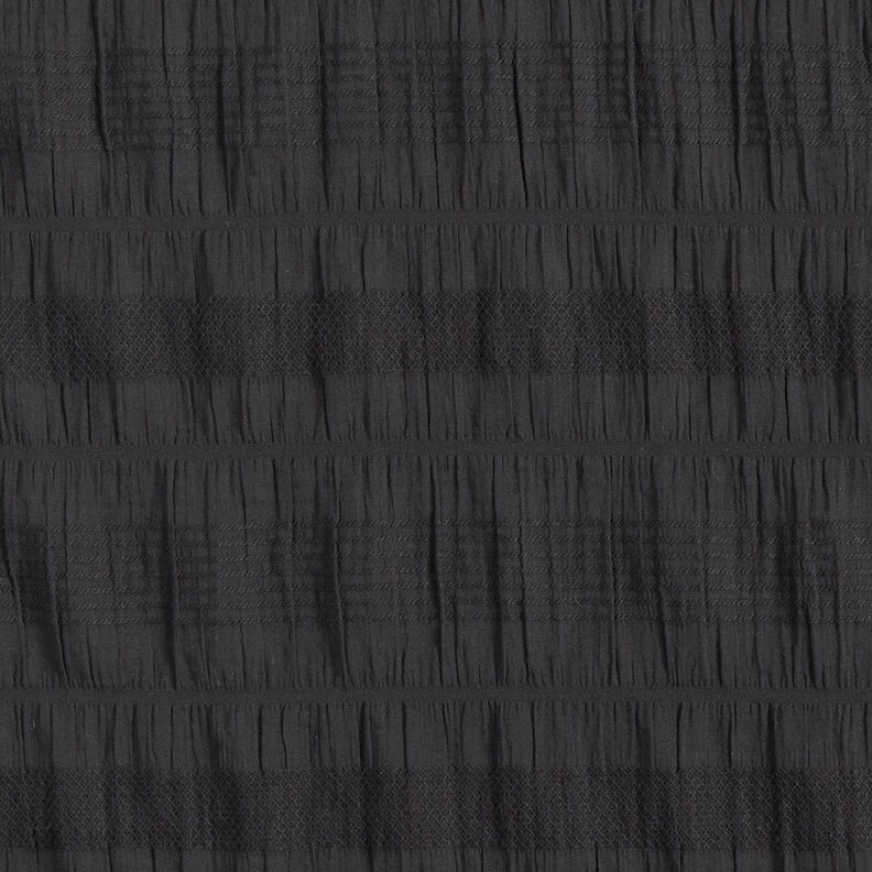 Tkanina bawełniana ze szczypankami – czerń,  image number 1