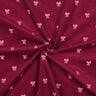 Sztruks cienki haftowane kokardy | Poppy Fabrics – czerwień karminowa,  thumbnail number 3