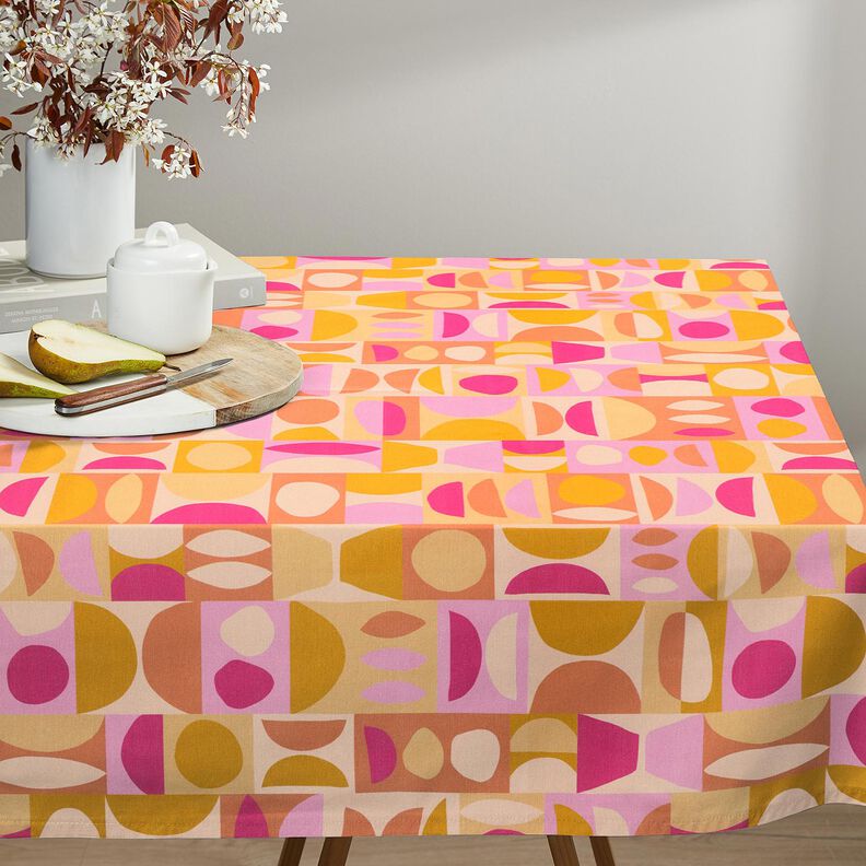 Tkanin dekoracyjna Half panama kolorowe wariacje &ndash; jasna ż&oacute;łć/pastelowy fiolet,  image number 9