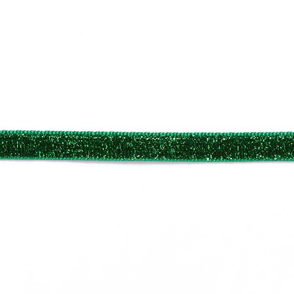 Taśma aksamitna Metaliczny [10 mm] – zielony jodłowy,  image number 2