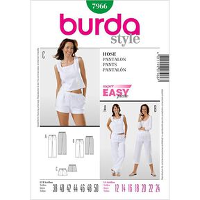 Spodnie, Burda 7966, 