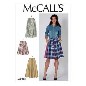 Spódnica, McCall‘s 7981 | 32-40, 