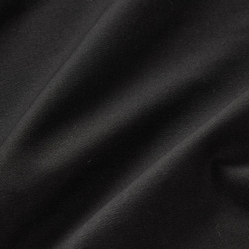 Tkanina spodniowa strecz, średnia jednokol. – czerń,  image number 2