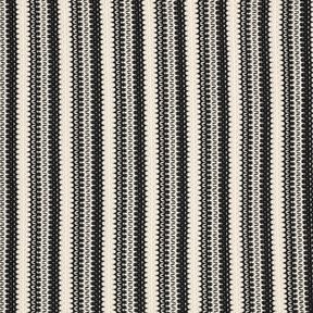 Dzianina swetrowa paski | Poppy Fabrics – czerń/mleczna biel, 