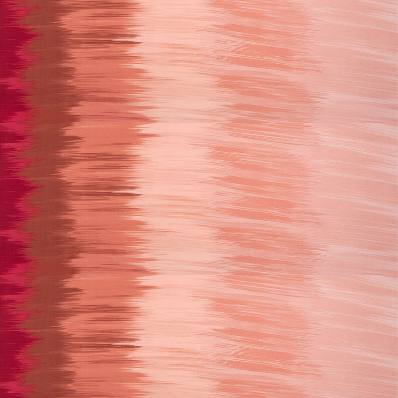 Dżersej wiskozowy w cieniowane podłużne paski – ciemnoczerwony/brzoskwinia,  image number 1