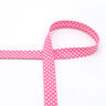 Taśma skośna groszki [18 mm] – pink,  thumbnail number 2