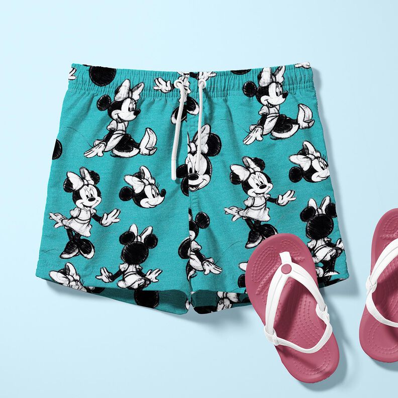 Dżersej bawełniany Myszka Minnie | Disney – jasnoniebieski, image number 6