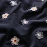 Drobny sztruks w haftowane kwiaty – ciemnogranatowy,  thumbnail number 2