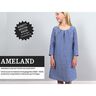 AMELAND sukienka z zakładkami przy dekolcie | Studio Przycięcie na wymiar | 86-152,  thumbnail number 1