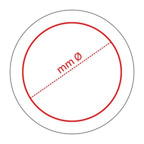Oczka 4 – złoto metaliczny | YKK, 