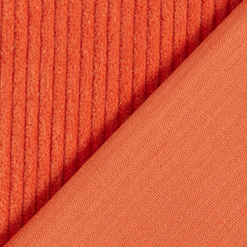 Sztruks szeroki wstępnie uprana Jednokol – pomarańcza,  image number 3