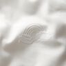 Satyna bawełniana haft tęczy – biel,  thumbnail number 2