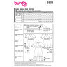 Sukienka | Burda 5803 | 34-48,  thumbnail number 12