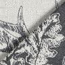 Panel dekoracyjny Gobelin jeleń z szarotką – szary,  thumbnail number 4