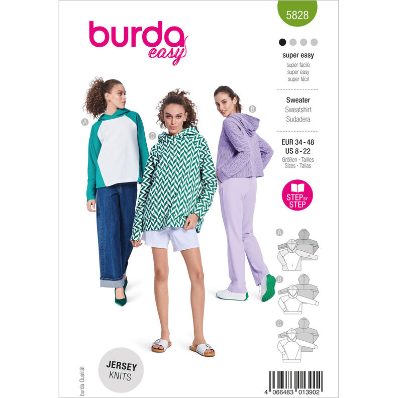 Sweter | Burda 5828 | 34-48,  image number 1