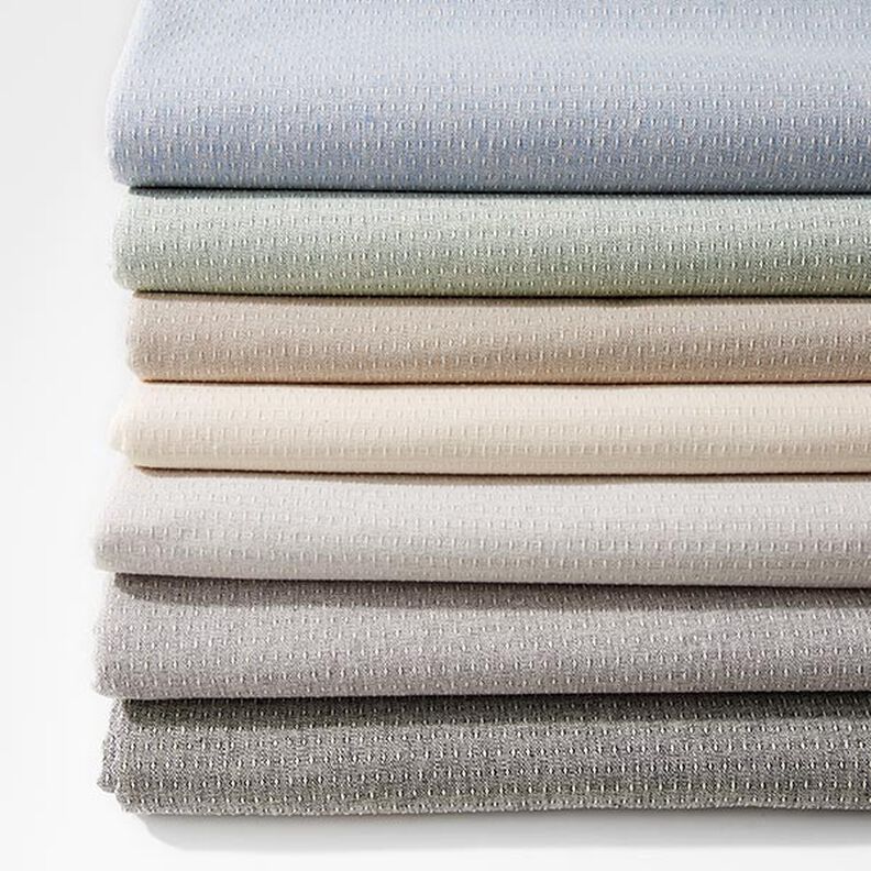 Tkanina dekoracyjna żakard, z recyklingu &ndash; szary | Resztka 100cm,  image number 4