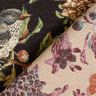 Tkanin dekoracyjna Gobelin kwiaty i ptaki – czerń/zieleń,  thumbnail number 4