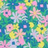 Bawełna powlekana pastelowe kwiaty | Poppy Fabrics – trawiasta zieleń/róż,  thumbnail number 7