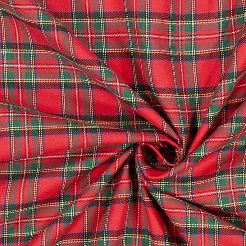 Flanela bawełniana Szkocka kratka karo Glenside – czerwień,  image number 2