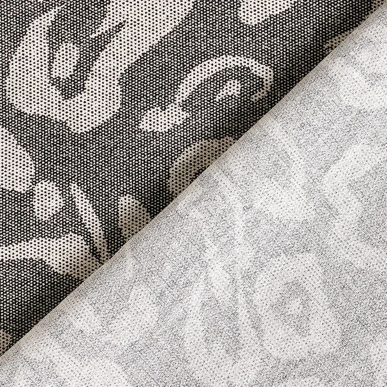 <h2>Tkanina wiskozowa Air Flow Leo, antracyt &ndash; wełniana biel/czerń &ndash; tkana i drukowana cyfrowo</h2>,  image number 4