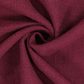 Tkanina ramia mix stonewashed, wysoka jakość – bordo, 