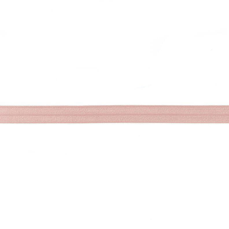 Elastyczna lamówka  błyszczący [15 mm] – jasny brudny róż,  image number 1