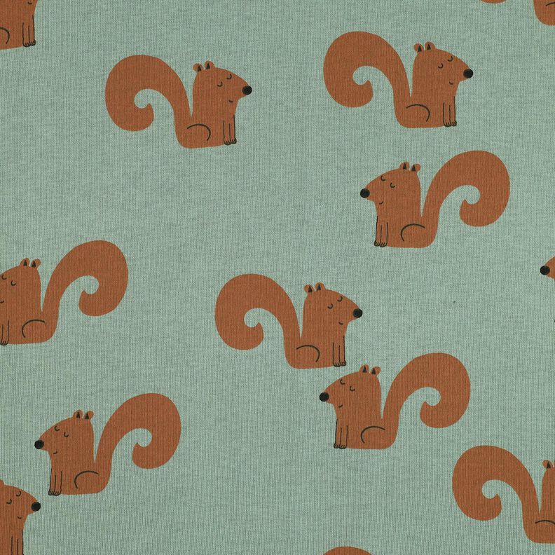 Dzianina dresowa drapana jednorożce | Poppy Fabrics – zieleń trzcinowa/brąz,  image number 1