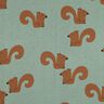 Dzianina dresowa drapana jednorożce | Poppy Fabrics – zieleń trzcinowa/brąz,  thumbnail number 1