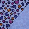 Dzianina dresowa drapana kolorowe serca | Poppy Fabrics – stalowoniebieski,  thumbnail number 4