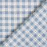 Tkanina bawełniana ze strukturą w kratkę – biel/jasnoniebieski,  thumbnail number 5