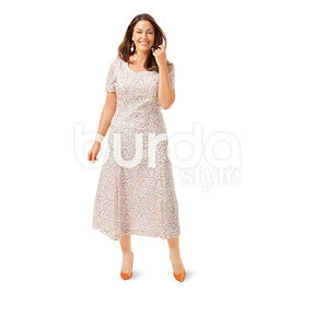 Sukienka, Burda 6680, 