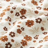Dżersej bawełniany kwiaty na łące  – mleczna biel,  thumbnail number 2