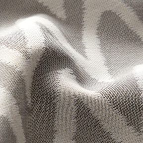 Tkanina outdoor Żakard wzór ikat – jasnoszary, 