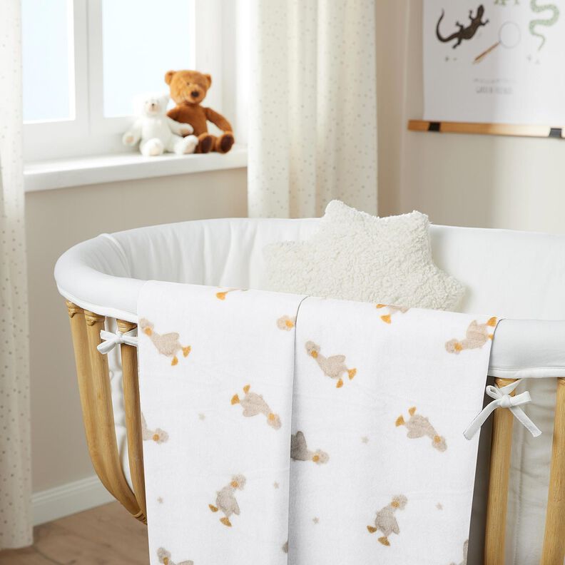 Miękki polar małe gąski – kość słoniowa/migdałowy,  image number 6