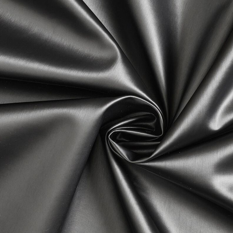 Tkanina tapicerska Imitacja skóry połyskujący – szary kamienny,  image number 1