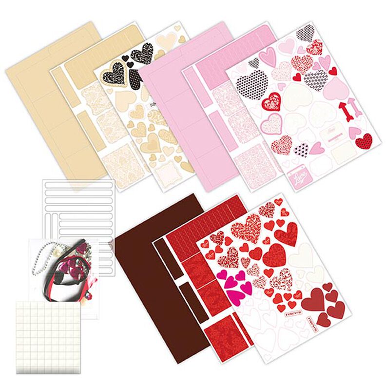 Zestaw pudełek pop up Walentynki [ 3sztuk ] – czerwień/pink,  image number 2