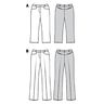 Spodnie | Spodnie 7/8, Burda 6432 | 34 - 46,  thumbnail number 4
