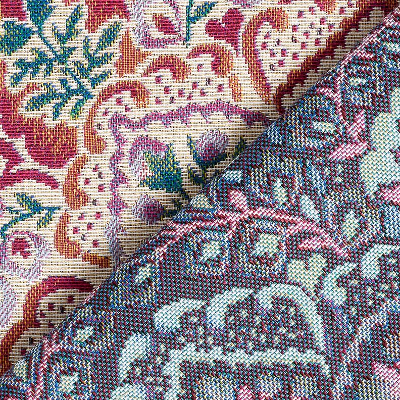 Panel dekoracyjny Gobelin duża mandala – pastelowy fiolet/jasnobeżowy,  image number 4