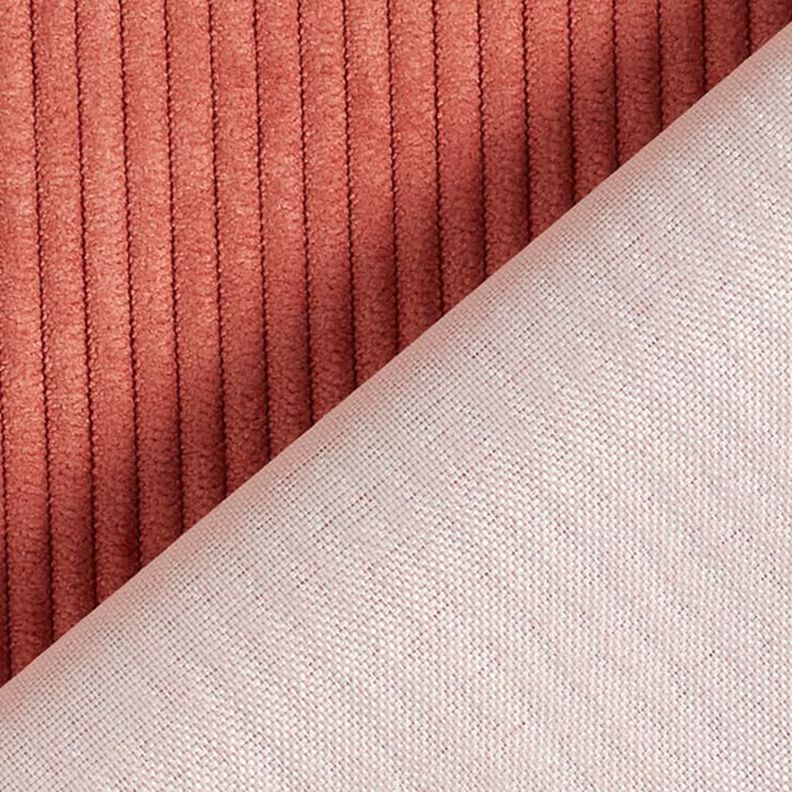 Tkanina tapicerska przypominająca sztruks Fjord – czerwień,  image number 3