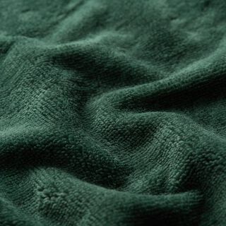 Miękka tkanina frotte Bambus Jednokol – ciemna zieleń, 