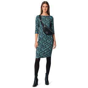 Sukienka / Koszulka – dekolt w łódkę | Burda 5985 | 34-44, 