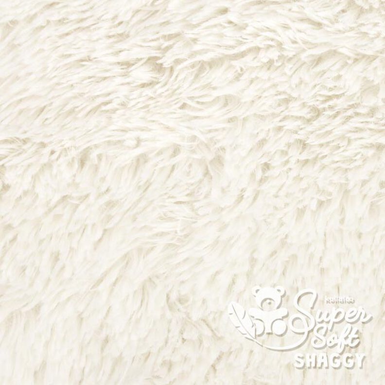 Włochaty plusz SHAGGY [1 M X 0,75 M | Flor: 20 MM] - biel wełny  | Kullaloo,  image number 2