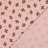 GOTS Muślin / Tkanina double crinkle ptaki i serca | Poppy Fabrics – stary róż,  thumbnail number 5