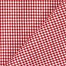 Tkanina bawełniana Kratka Vichy 0,2 cm – czerwień/biel,  thumbnail number 3
