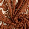 Koronka bouclé w kwiaty – miedź,  thumbnail number 3
