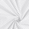 Popelina bawełniana Małe kropki – biel/czerń,  thumbnail number 5