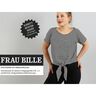 FRAU BILLE – luźna koszula z wiązaniem i wywiniętymi mankietami, Studio Schnittreif | XS - L,  thumbnail number 1