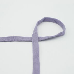 płaski sznurek Bluza z kapturem Bawełna [15 mm] – liliowy, 