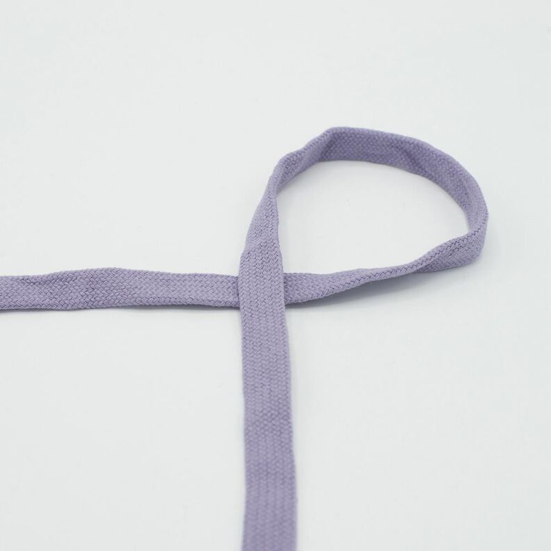 płaski sznurek Bluza z kapturem Bawełna [15 mm] – liliowy,  image number 1
