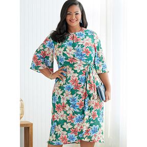 Sukienka kopertowa, Butterick B6826 | 44-50, 